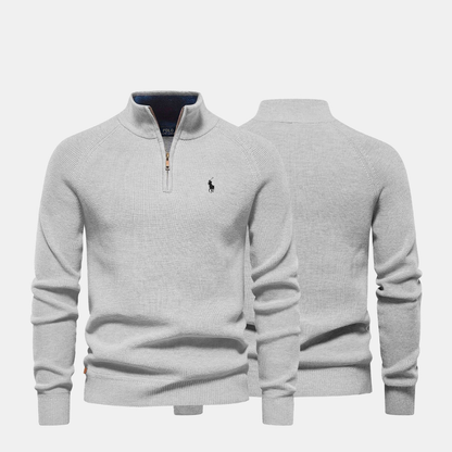 RL Men's Zip Neck Sweater (Clearance)