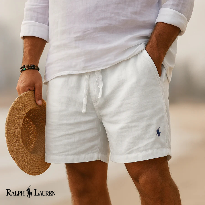 RL Heritage Linen Capri Shorts