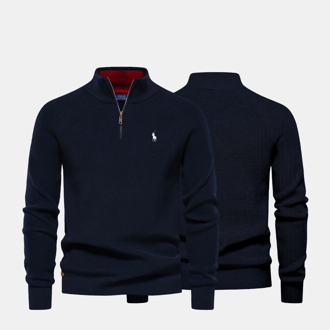 RL Men's Zip Neck Sweater (Clearance)