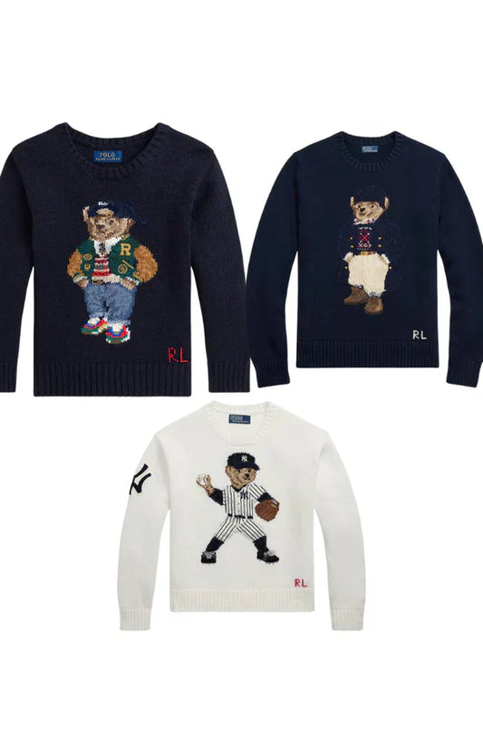 RL Set 3 Styles RL Polo Bear Sweater Set YANKES
