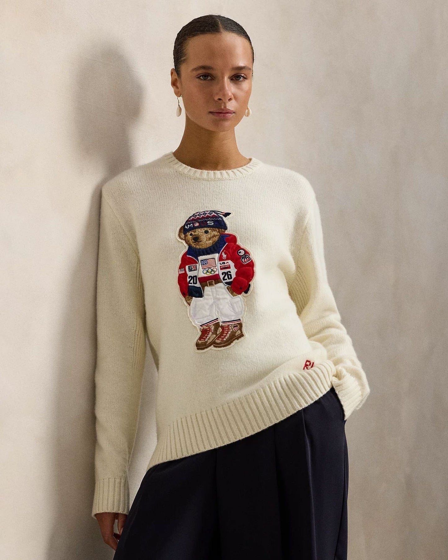 RL Team USA Polo Bear Sweater